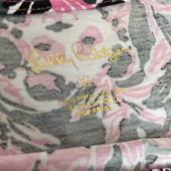 Lilly Pulitzer Pink and Black Panda Dress - Picture 2 of 12